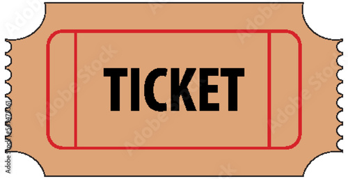 A movie ticket icon