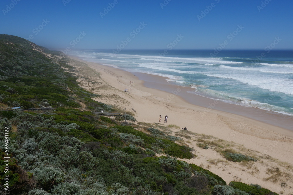 Brandung an der Halbinsel Mornington bei Melbourne