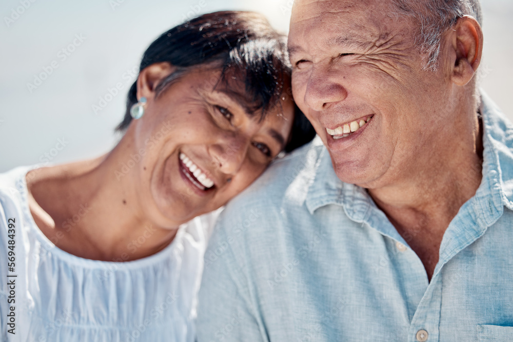 Senior couple, sunshine and smile for love, care and romance on summer holiday, vacation or date. Happy man, woman and retirement people outdoors for happiness, support and relax in romantic marriage Senior couple, sunshine and smile for love, care and romance on summer holiday, vacation or date. Happy man, woman and retirement people outdoors for happiness, support and relax in romantic marriage