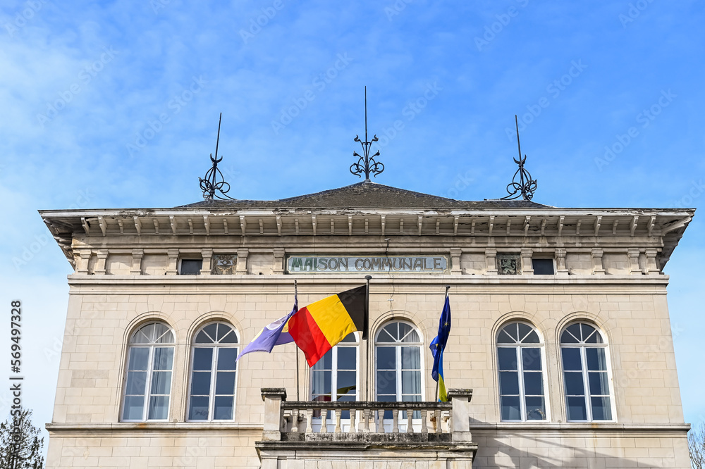 Obraz premium Belgique Bruxelles Watermael Boitsfort hotel de ville marie maison communale