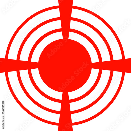 Ache localization icon or Pain red circle. Pain symbol.  Muscle pain, painful headaches or health for logo, design, painkiller medicine, pill, package, or medical information