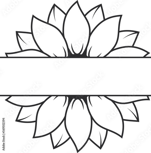 Sunflower Clipart | Sunflower SVG | Sunflower SVG Cut File | Sunflower Vector Cutting files | Flower SVG Cut File | Floral SVG | Cut File | EPS | PNG | SVG photo