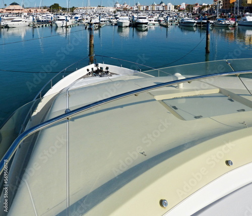 Luxury yachts in Vilamoura Marina, Algarve - Portugal