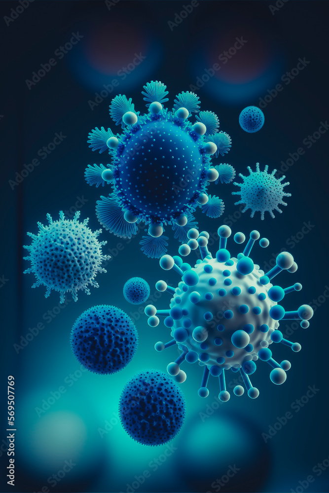 viral disease, virus in the blood coronavirus in the blood infectious disease, pandemic and global health danger