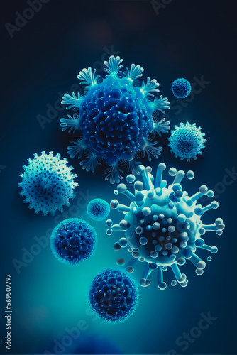 viral disease, virus in the blood coronavirus in the blood infectious disease, pandemic and global health danger