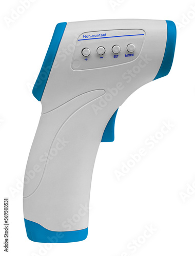 Non-contact infrared medical thermometer for temperature measurement isolated. png transparent