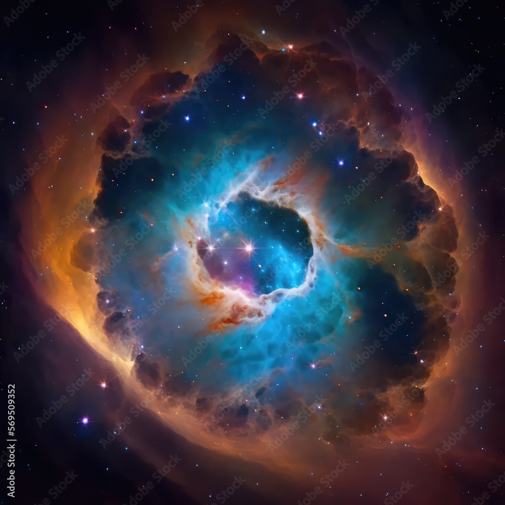 Obraz premium nebula in space made with generative ai