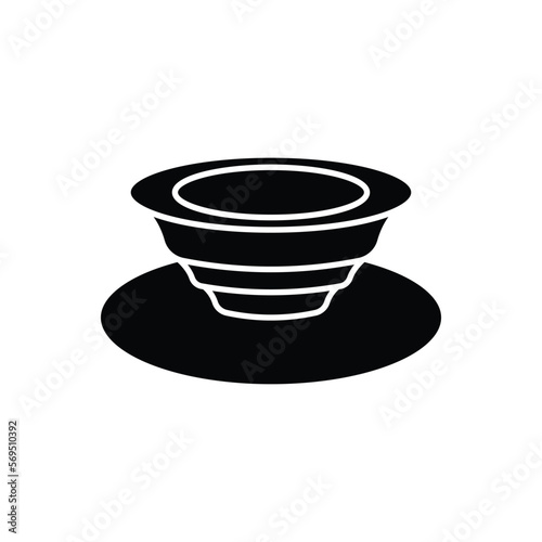 Pop socket icon design. isolated on white background. vector illustration