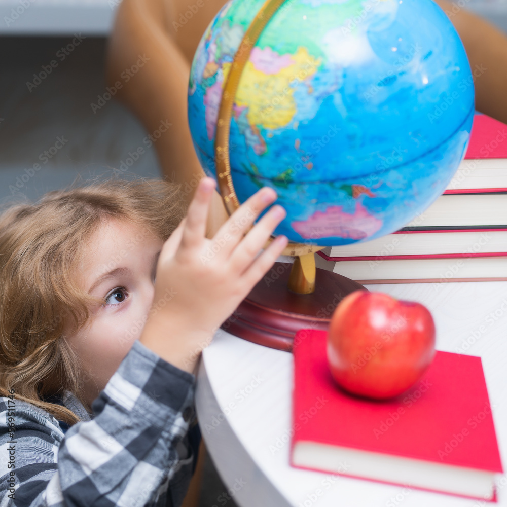Explorer and discovery. Back to school. Funny little boy from elementary school with book. Education. Explorer and discovery. Back to school. Funny little boy from elementary school with book. Education.