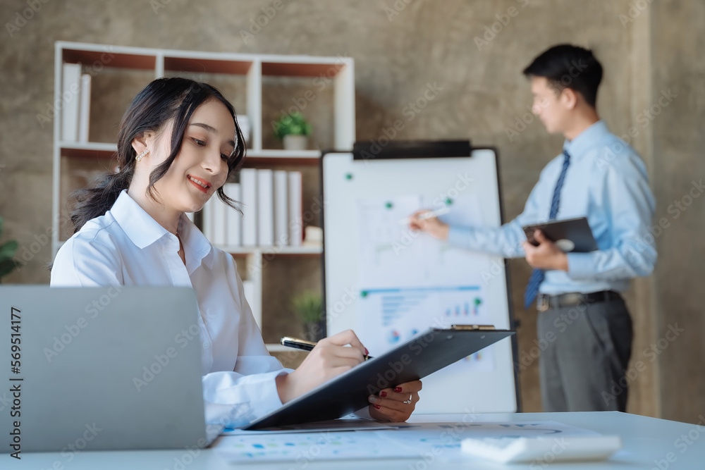 Businessman, administrator, financial audit and secretary making reports, calculating balance. Income audit service within audit concept. Businessman, administrator, financial audit and secretary making reports, calculating balance. Income audit service within audit concept.