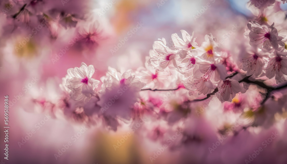 Fototapeta premium Blossom in spring, spring background