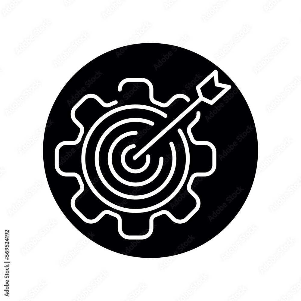 Goal line icon. Business crowdfunding and Finance