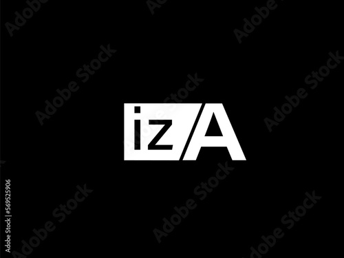Free Download IZA Logo and Graphics design vector art, Icons isolated on black background - GFXLoad