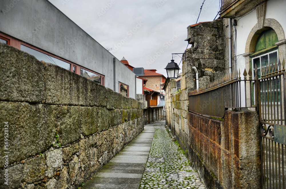 The heart of the tradition of tanning and beating hides in Guimaraes, Portugal