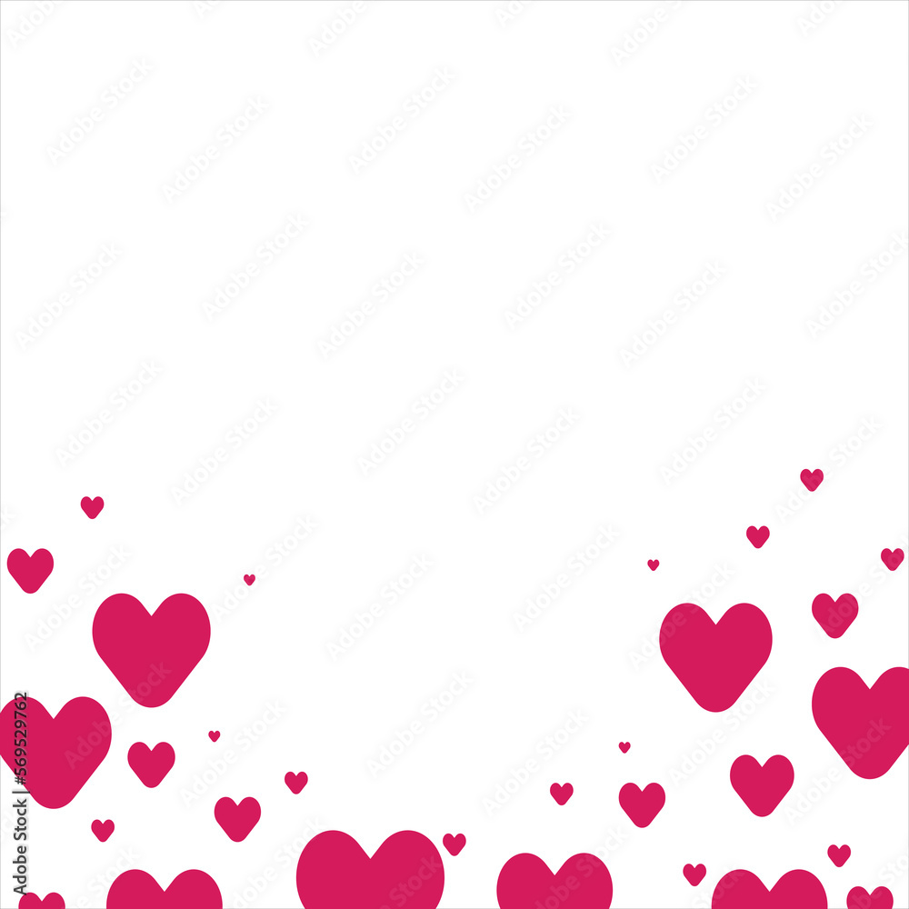 Heart Valentine Footer