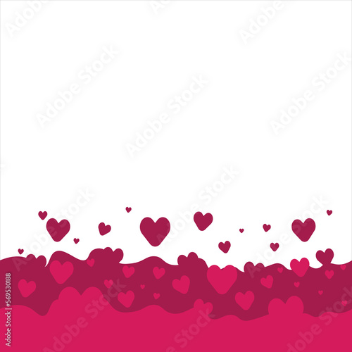 Heart Valentine Footer