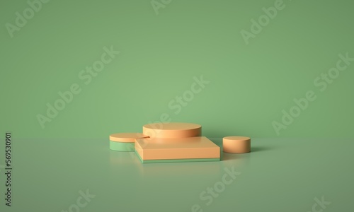 3D rendering of promotional background