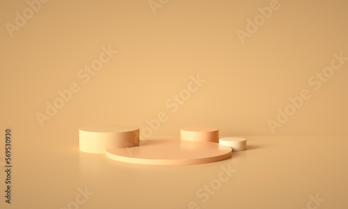 3D rendering of promotional background