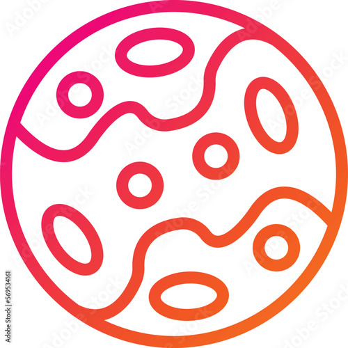 Pluto Vector Icon Design Illustration