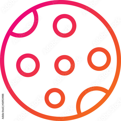 Moon phase Vector Icon Design Illustration