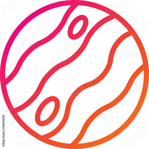 Uranus Vector Icon Design Illustration