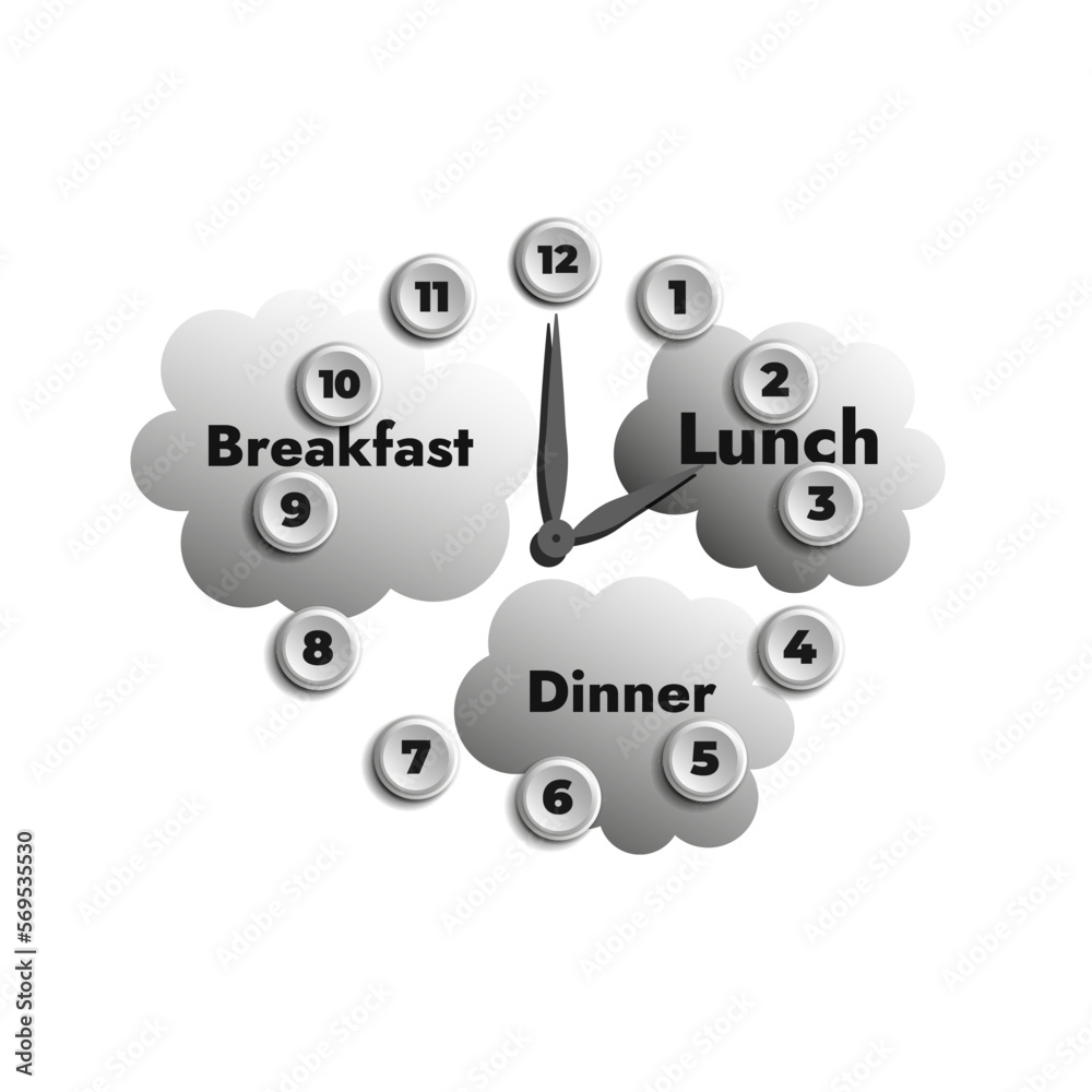 lunch time. meal times lunch time. meal times