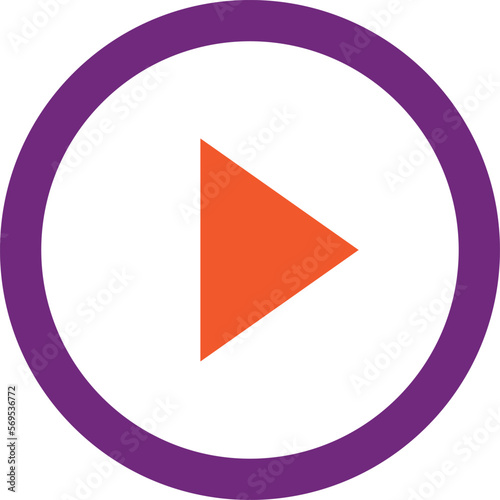 Free Download Play button Vector Icon Design Illustration - GFXLoad
