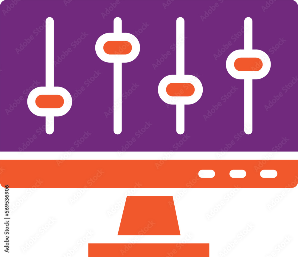 Volume control Vector Icon Design Illustration Volume control Vector Icon Design Illustration