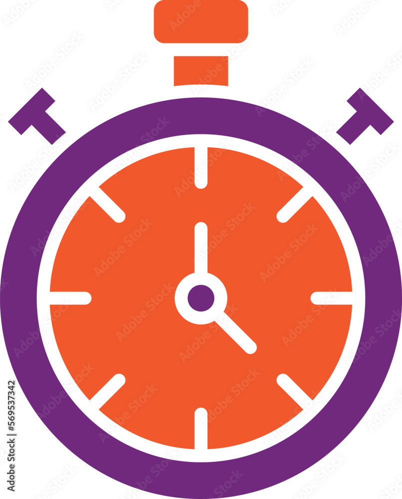 Stop watch Vector Icon Design Illustration