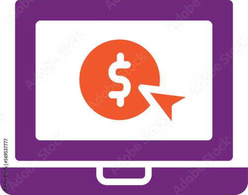 Pay per click Vector Icon Design Illustration