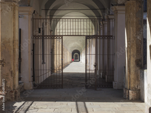 Schilderij op canvas La Certosa former monastery and insane asylum entrance portal in
