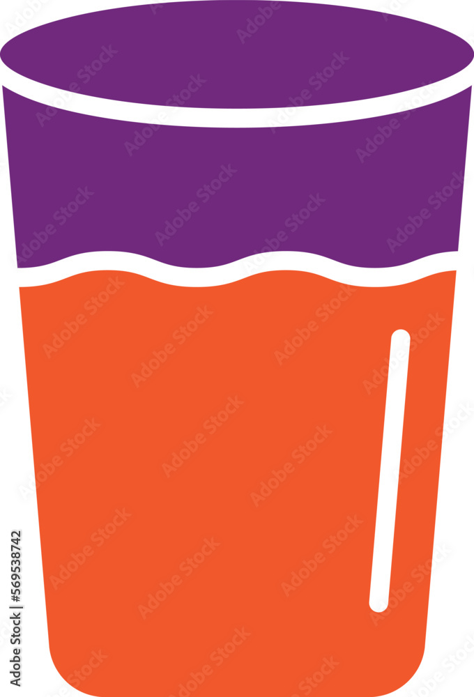 Glass Vector Icon Design Illustration Glass Vector Icon Design Illustration