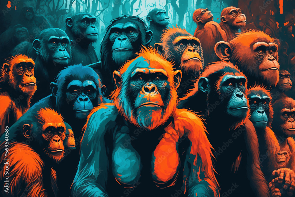 The Primate Squad: A Collection of Chimpanzees and Baboons The Primate Squad: A Collection of Chimpanzees and Baboons