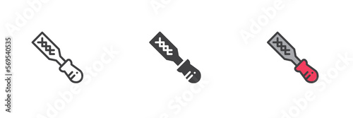 Rasp file different style icon set