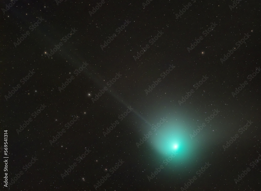 Green comet or also C2022 E3 ZTF, taken with my telescope.