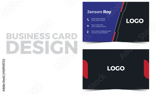 Business logo template,Business card template,Business card design,Visiting card design,modern and clean design.