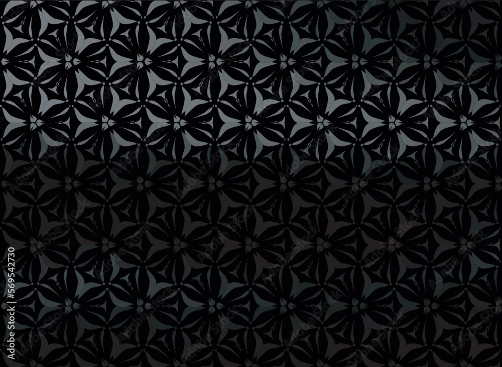 dark black gradient vector background with floral ornament dark black gradient vector background with floral ornament