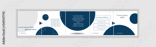 Internet application carousel bubbles on white background endless post to insert your photo. Vector illustration.