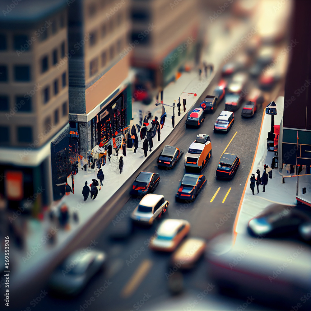 Tilt-shift photography - Adobe