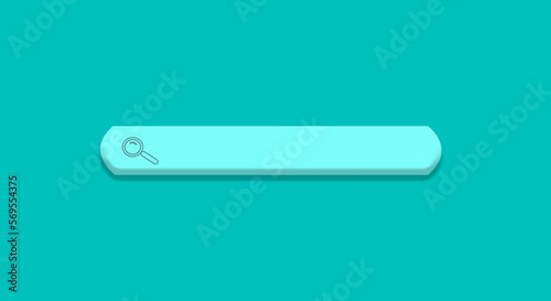 Search bar on blue background. browsing internet concept.