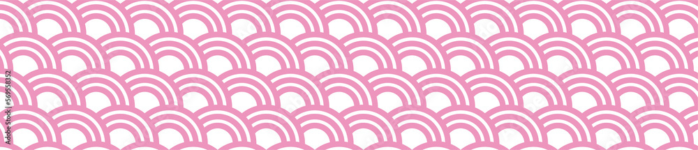 Pink wave totem used as line and layout divider. Pink wave totem used as line and layout divider.
