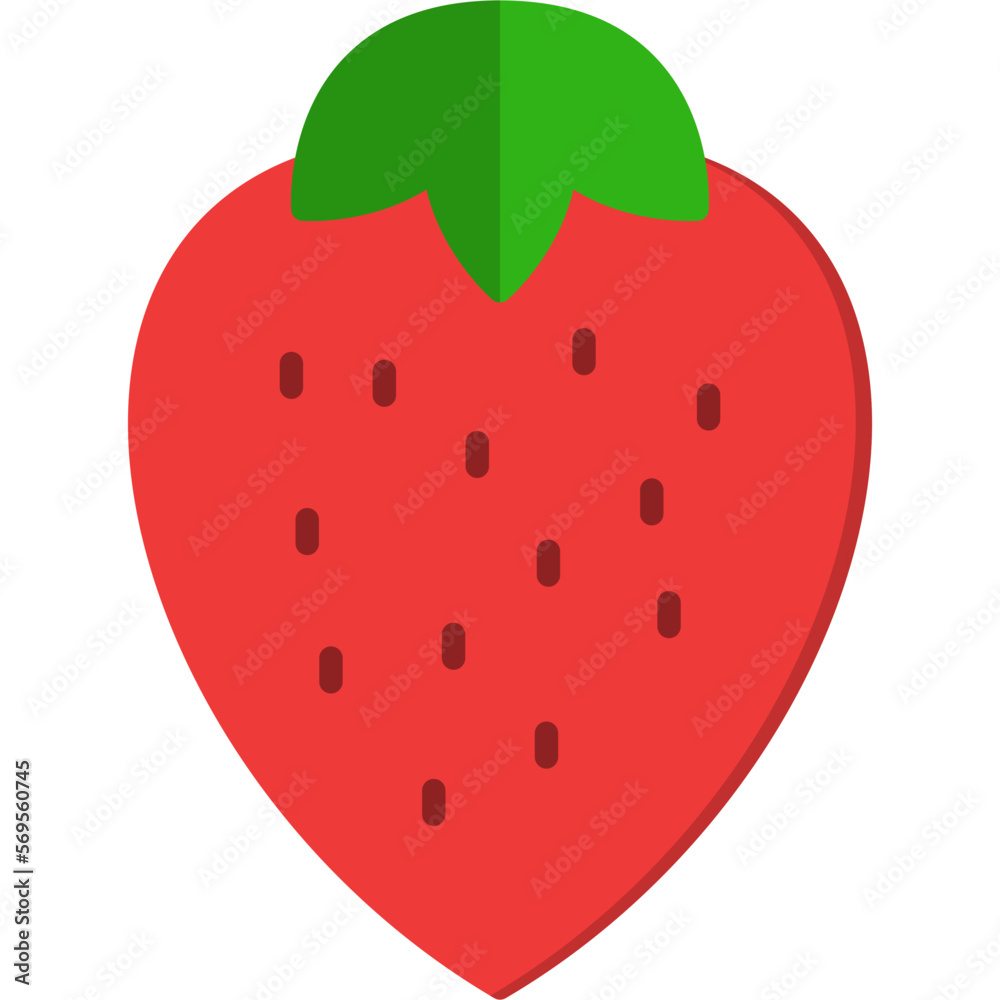 Fototapeta premium Strawberries Icon