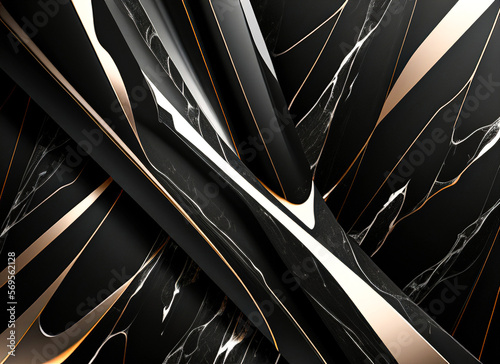 Luxury black marble background and wallpaper texture with Generative AI (ID: 569562128)