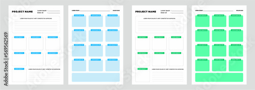 modern planner template set of planner and to do list project