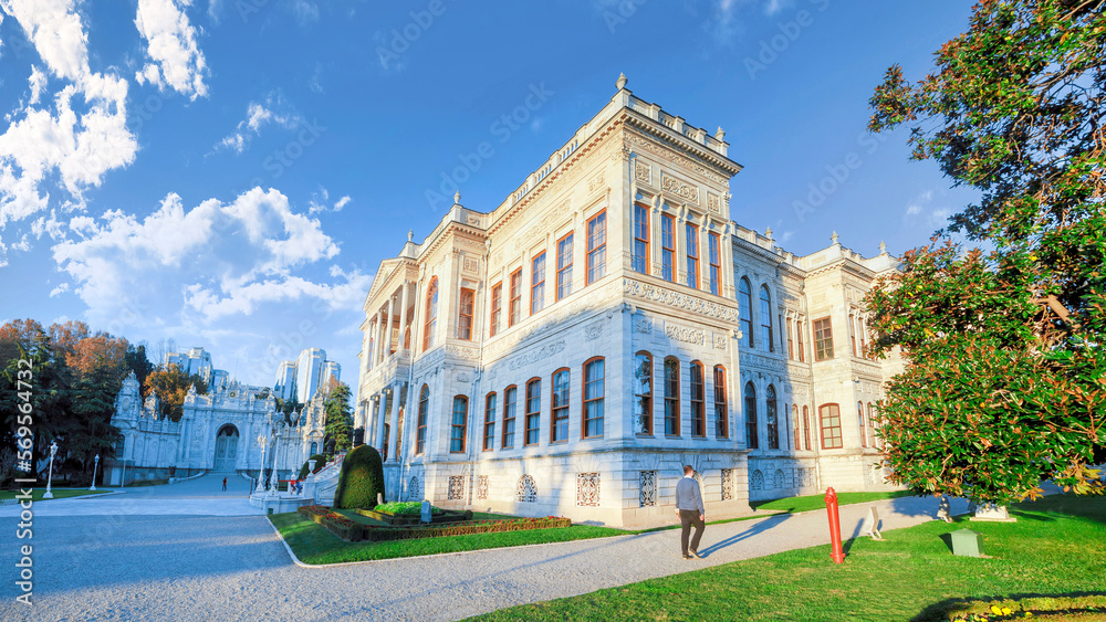 Dolmabahce Palace in Istanbul, Turkey