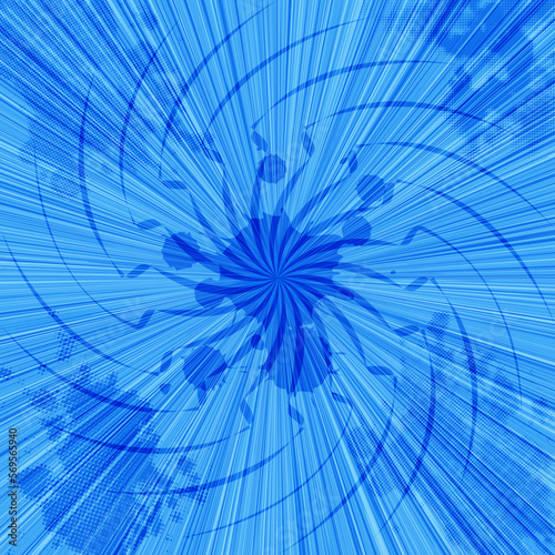 abstract blue background for comic or other