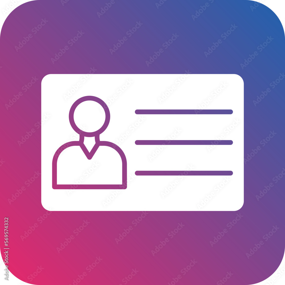 Vector Design Business Card Icon Style Vector Design Business Card Icon Style