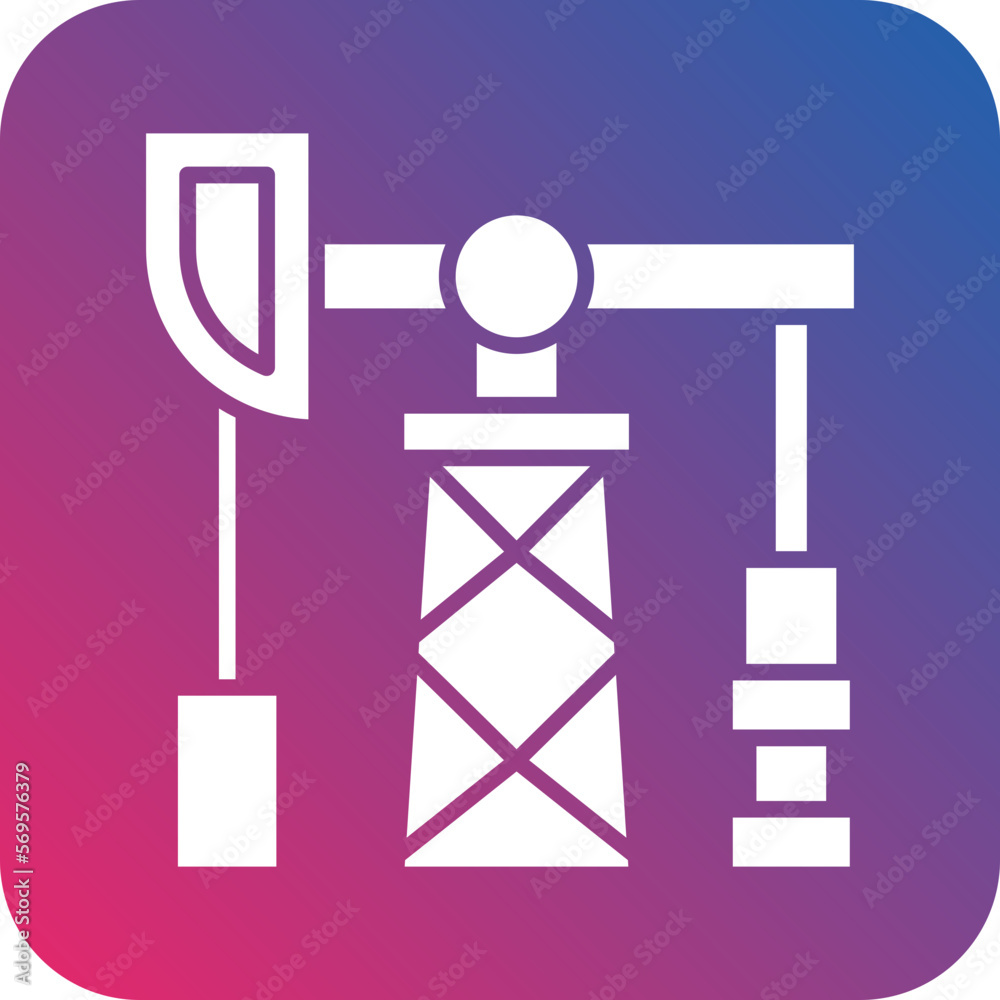 Vector Design Oil Pump Icon Style Vector Design Oil Pump Icon Style