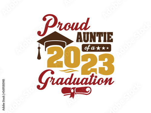 Proud auntie of a 2023 graduation