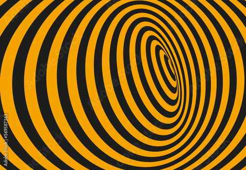 Retro groovy psychedelic optical illusion  background 